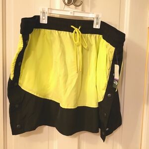 MTA Sport Black and Yellow Athletic Skort